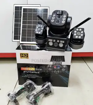 Triple Lens Solar 4g V380 Solar Powered 3 Lens 10x Zoom
