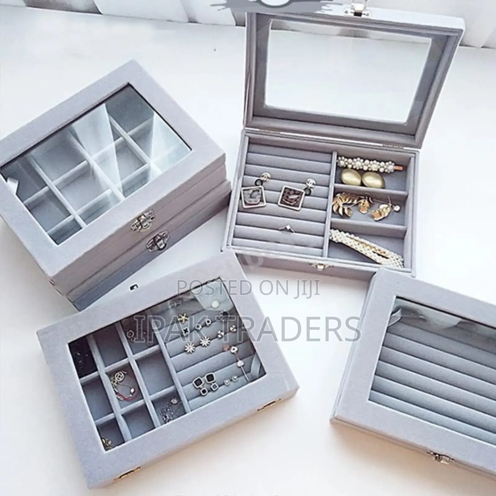 1pc Jewelry Storage Box Jewelry Display Organizer