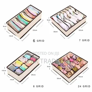*4pcs Set Undergarments Organizer/ Multipurpose Closet Organizer
