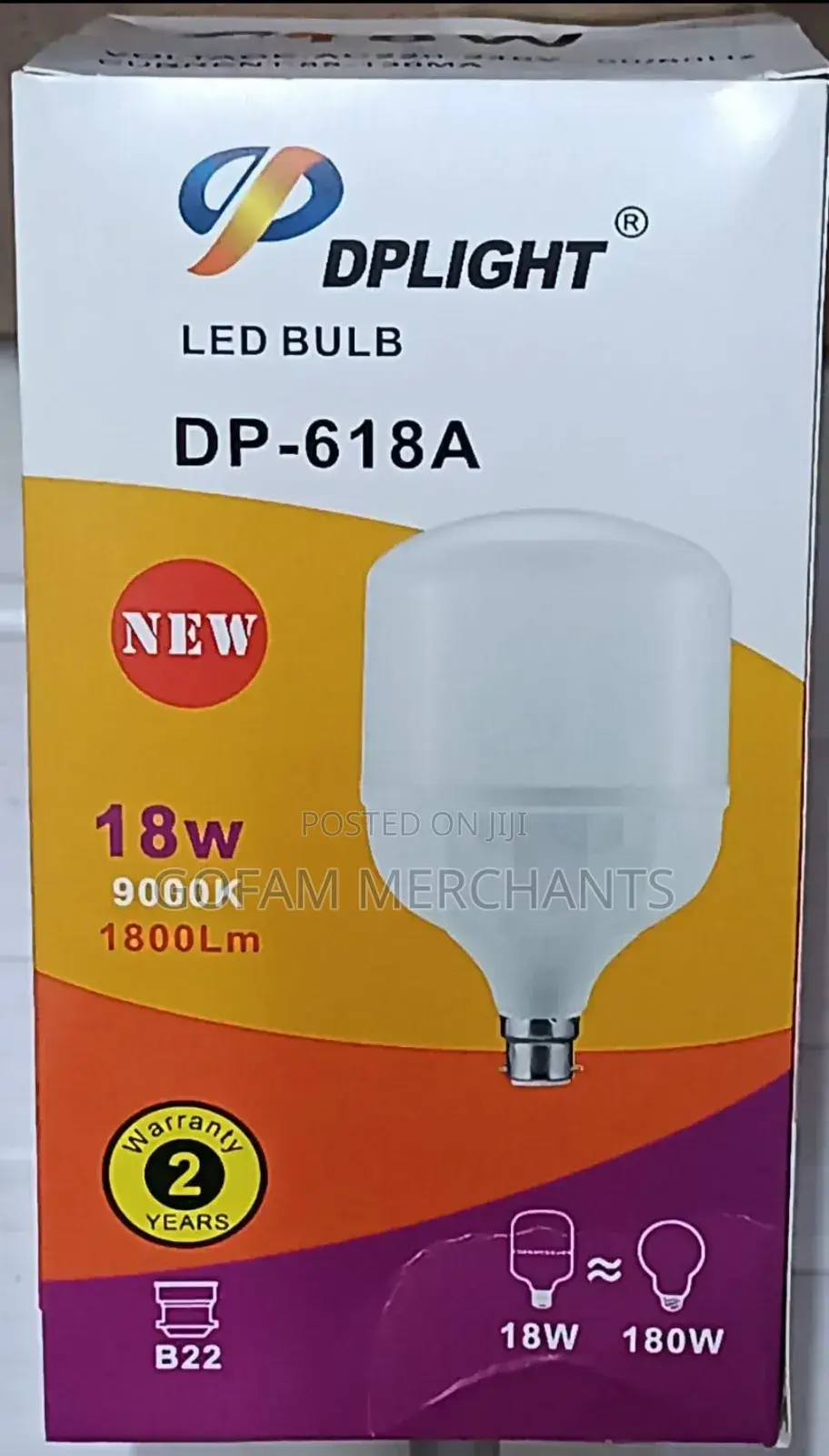 18w Ac Light Bulb Dp Light
