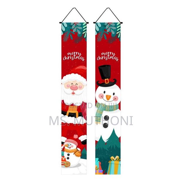 Merry Christmas Banners Christmas Decorative Door Banner - thumbnail 3