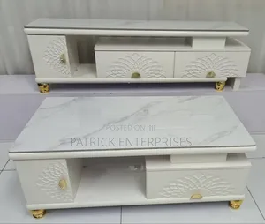 Imported Modern Marble Coffee Table+ Tv Stand
