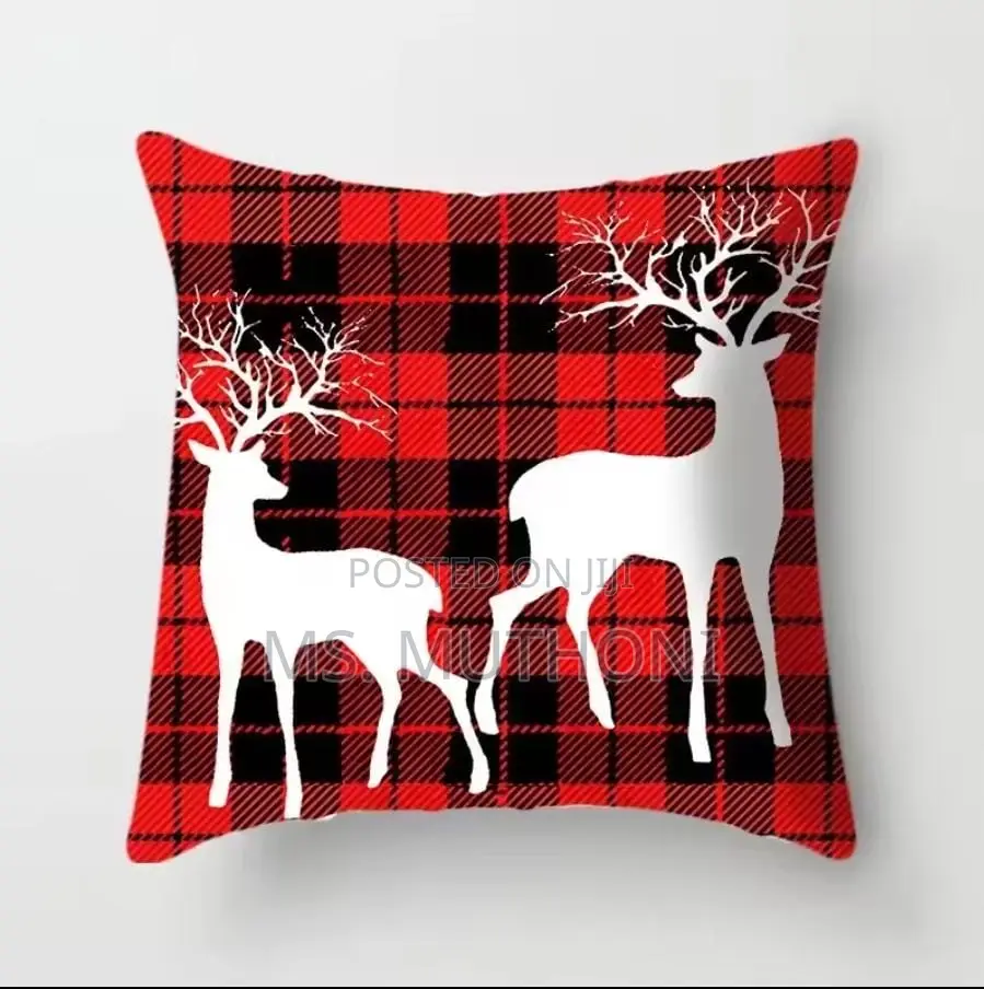 A Pair (2) Christmas Pillow Covers (No Filler)