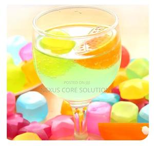 20pc Pack Reusable Silicone Ice Cubes. - main view