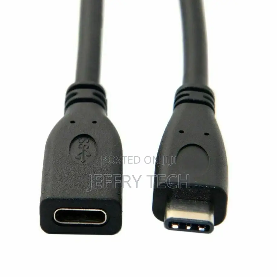 1m Usb 3.1 Type-C Extension Charging Cable Male to Female Cord Lead B
