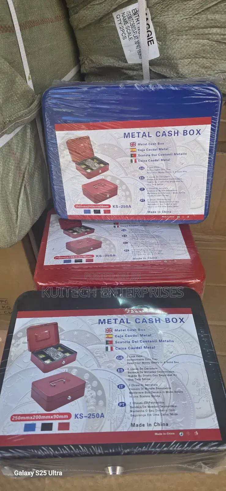 Cash Box/Metallic Cash Box 250a