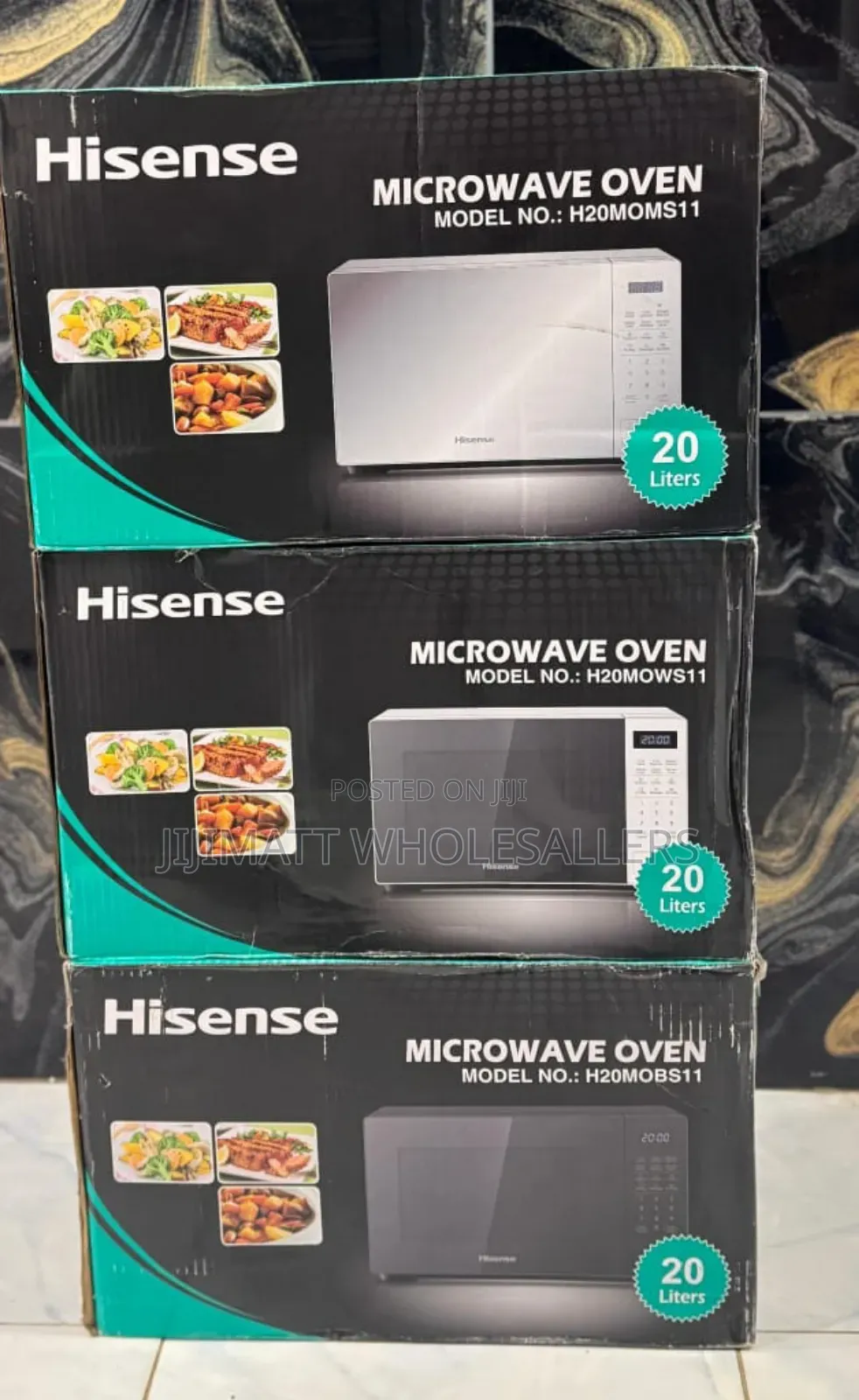 Hisense Microwave 
Hisense White Digital Microwave