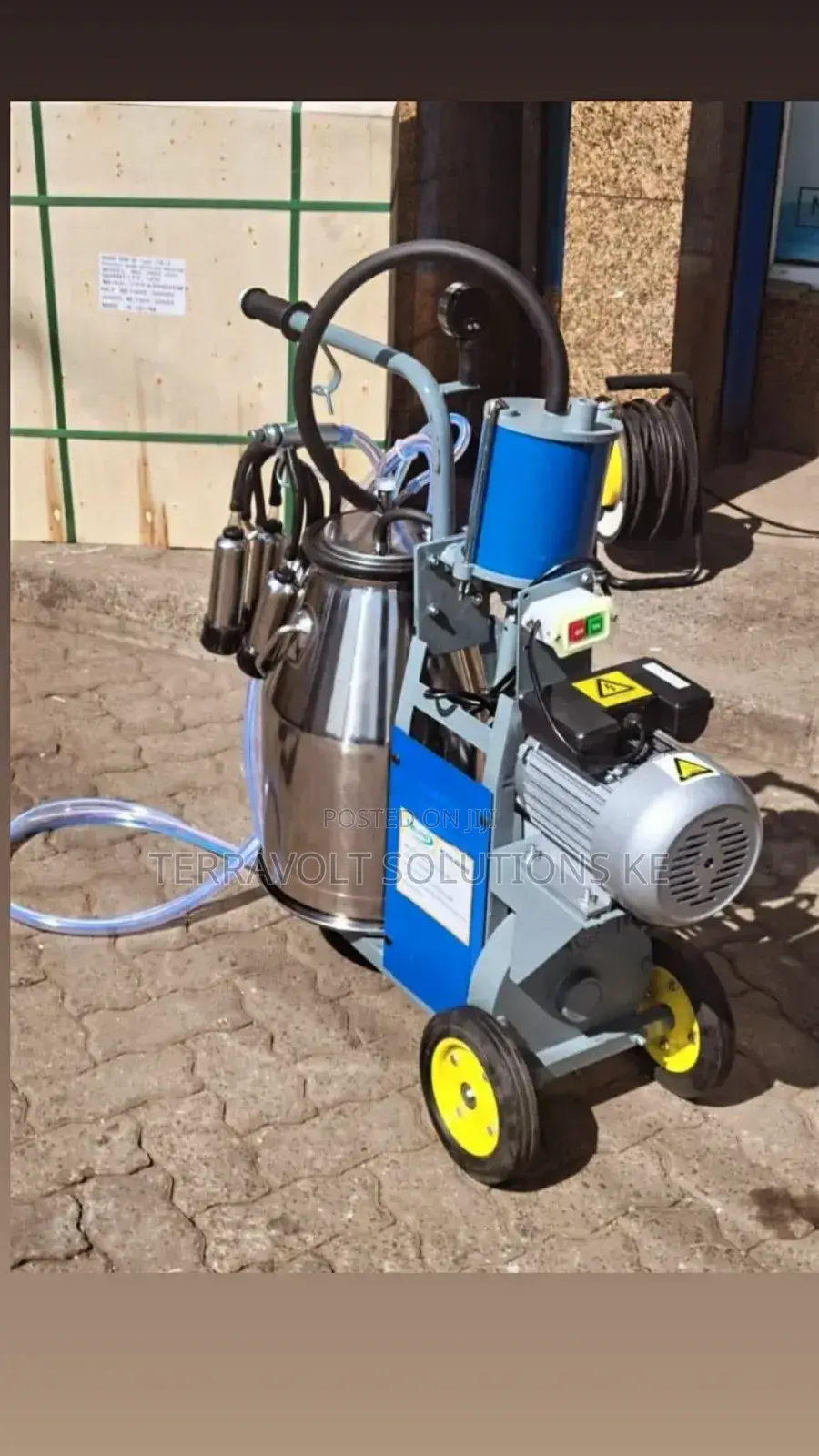 Milano Single Bucket/Barrel Millking Machine