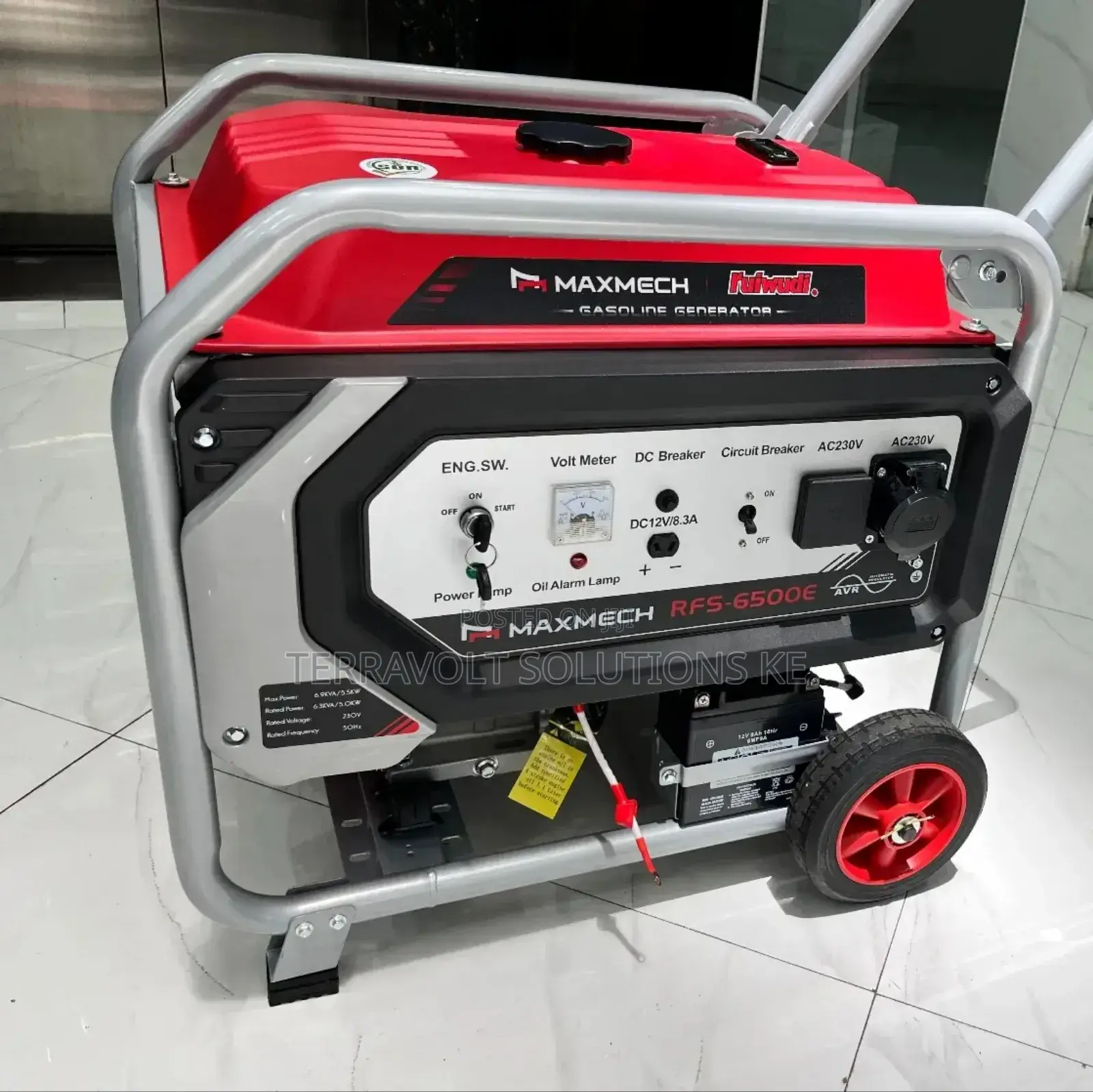 6.9kva/5.5 Kw Maxmech Gasoline Generator