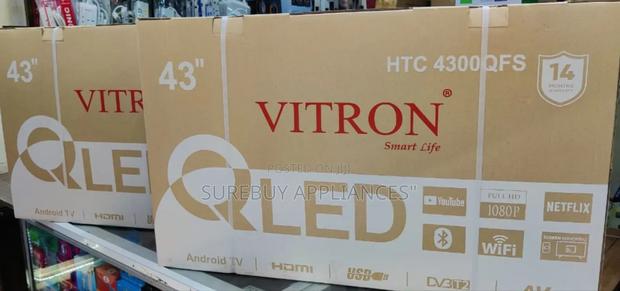 Vitron 43 Inch Qled Smart Tv 4300qfs Youtube Netflix Bluetooth - main view