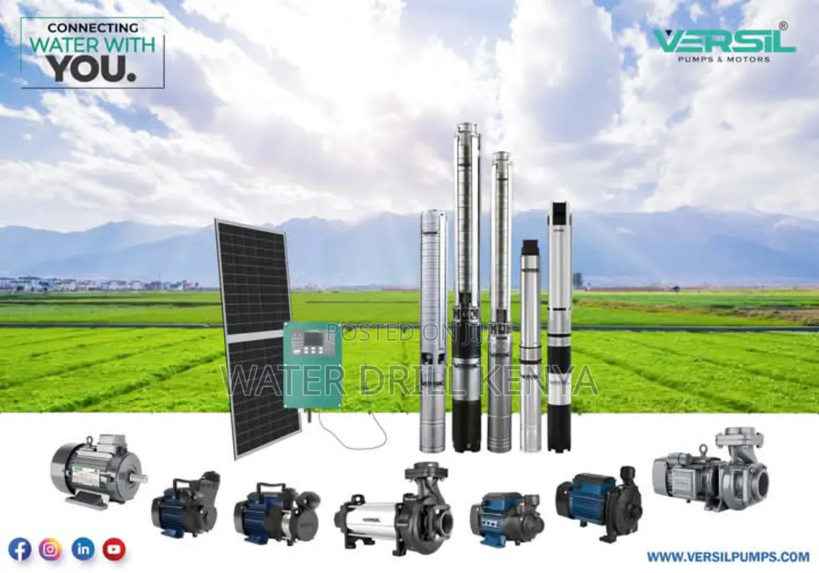 Borehole Solar Installation