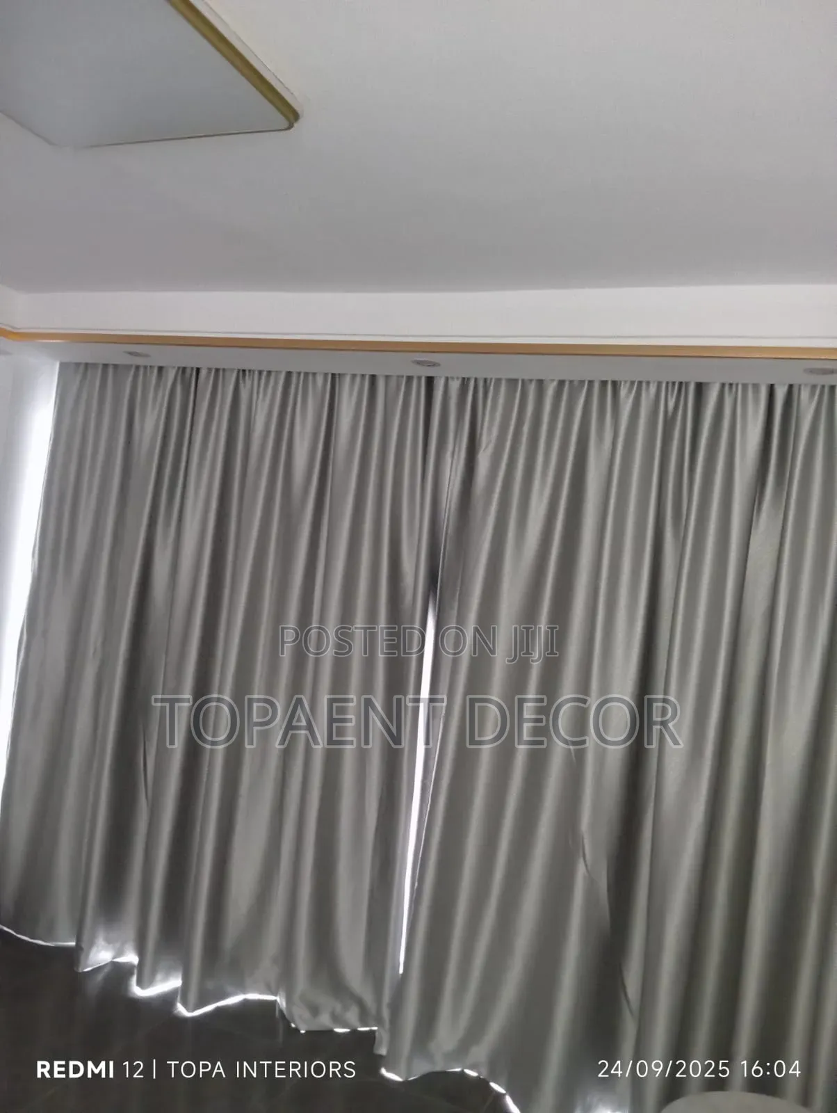 Total Blackout Grey Quality Window and Door Curtains