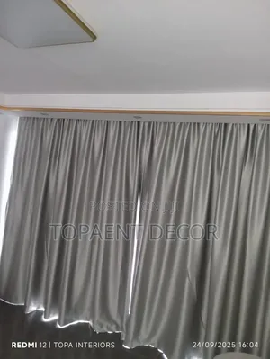 Total Blackout Grey Quality Window and Door Curtains