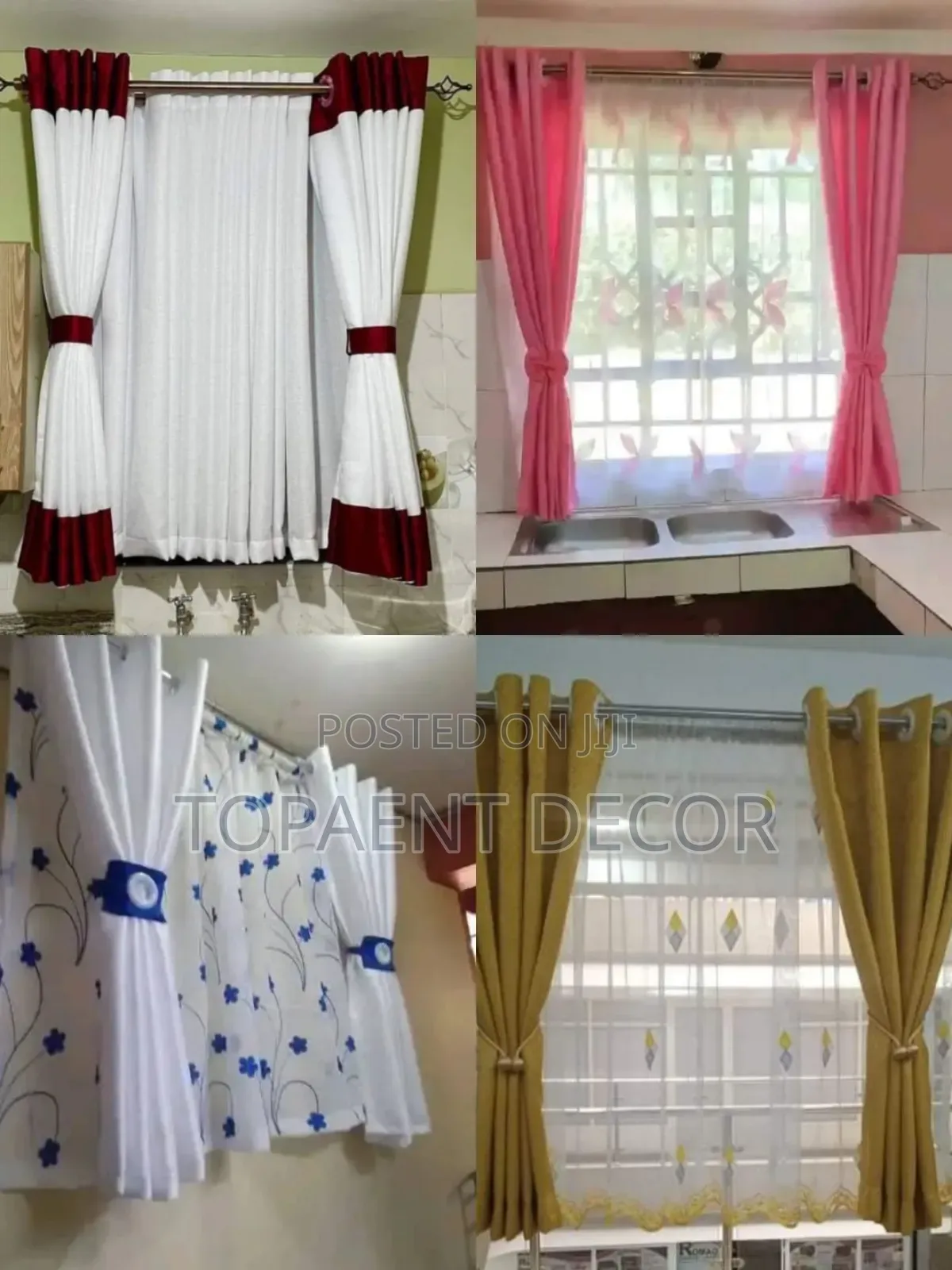 Kitchen Quality and Themed Half Size Window Curtains