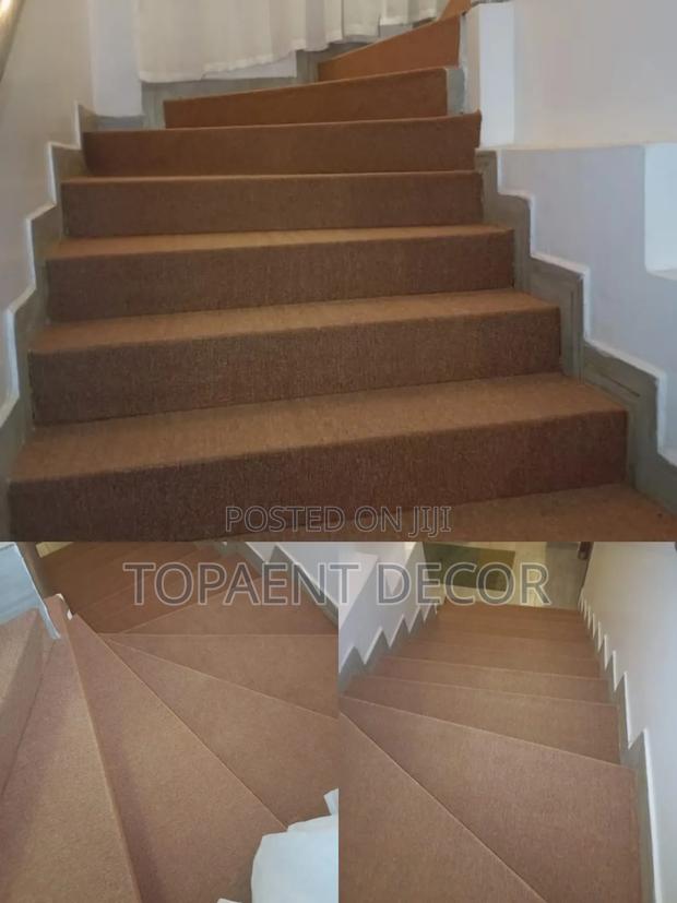Brown Delta 4mm Office and Homes Staircase Wall to Wall Carpets