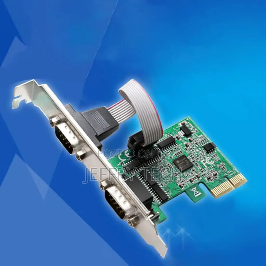 Pcie 2 Port Serial Expansion Card Pci Express to Industrial Rs232 Com