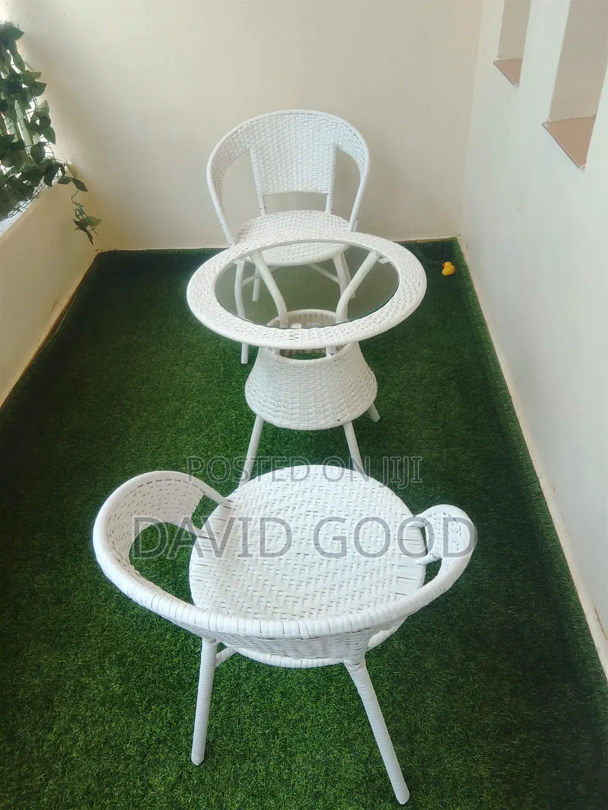 White Out Door Table
