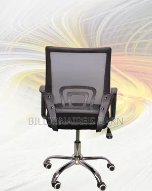 Secretarial Mesh Office Chair | Imported Swivel Base