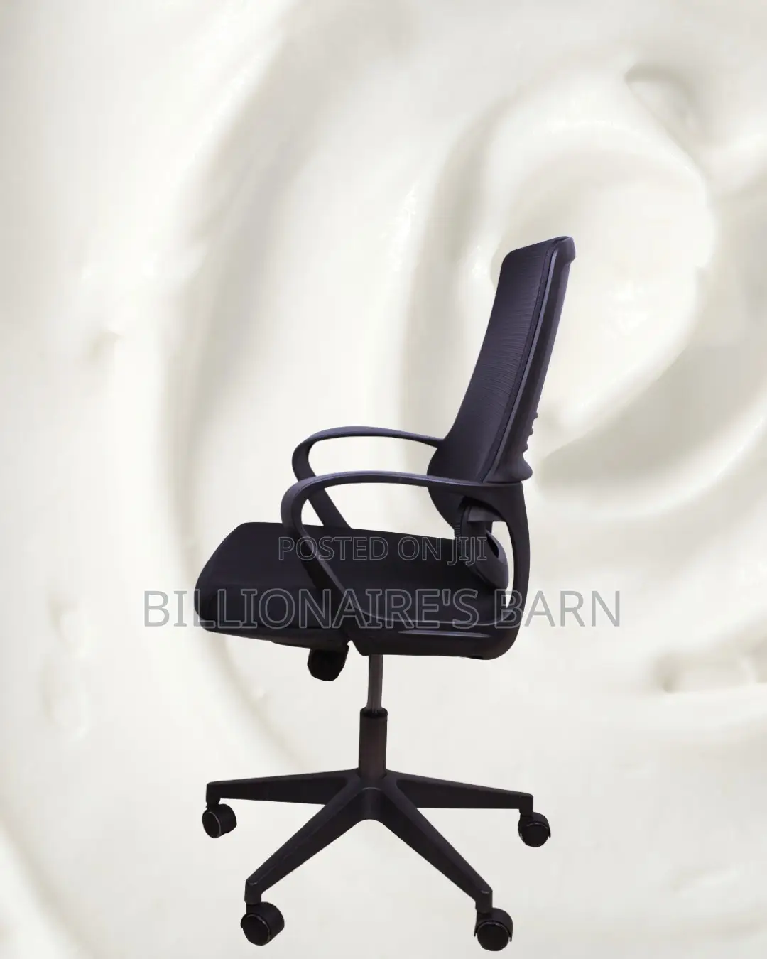 Orthopedic Black Ergonomic Mesh Office Chair — Boosts Posture Focus