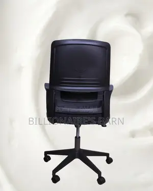 Orthopedic Black Ergonomic Mesh Office Chair — Boosts Posture Focus