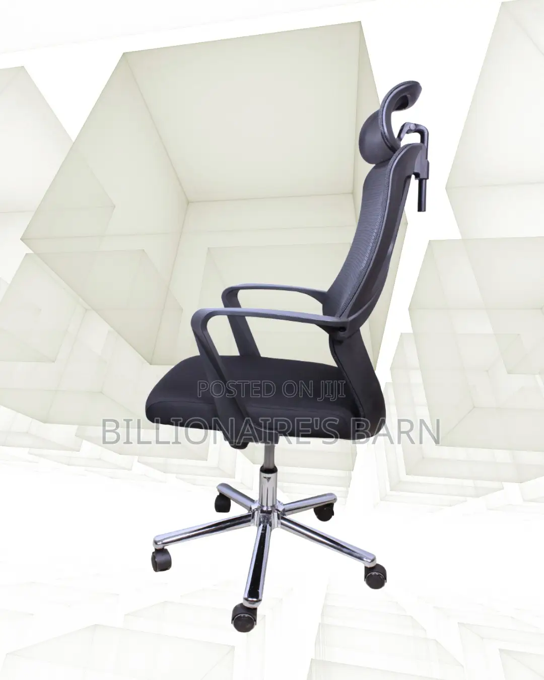 High Back Mesh Office Chair | Ergonomic Swivel Base