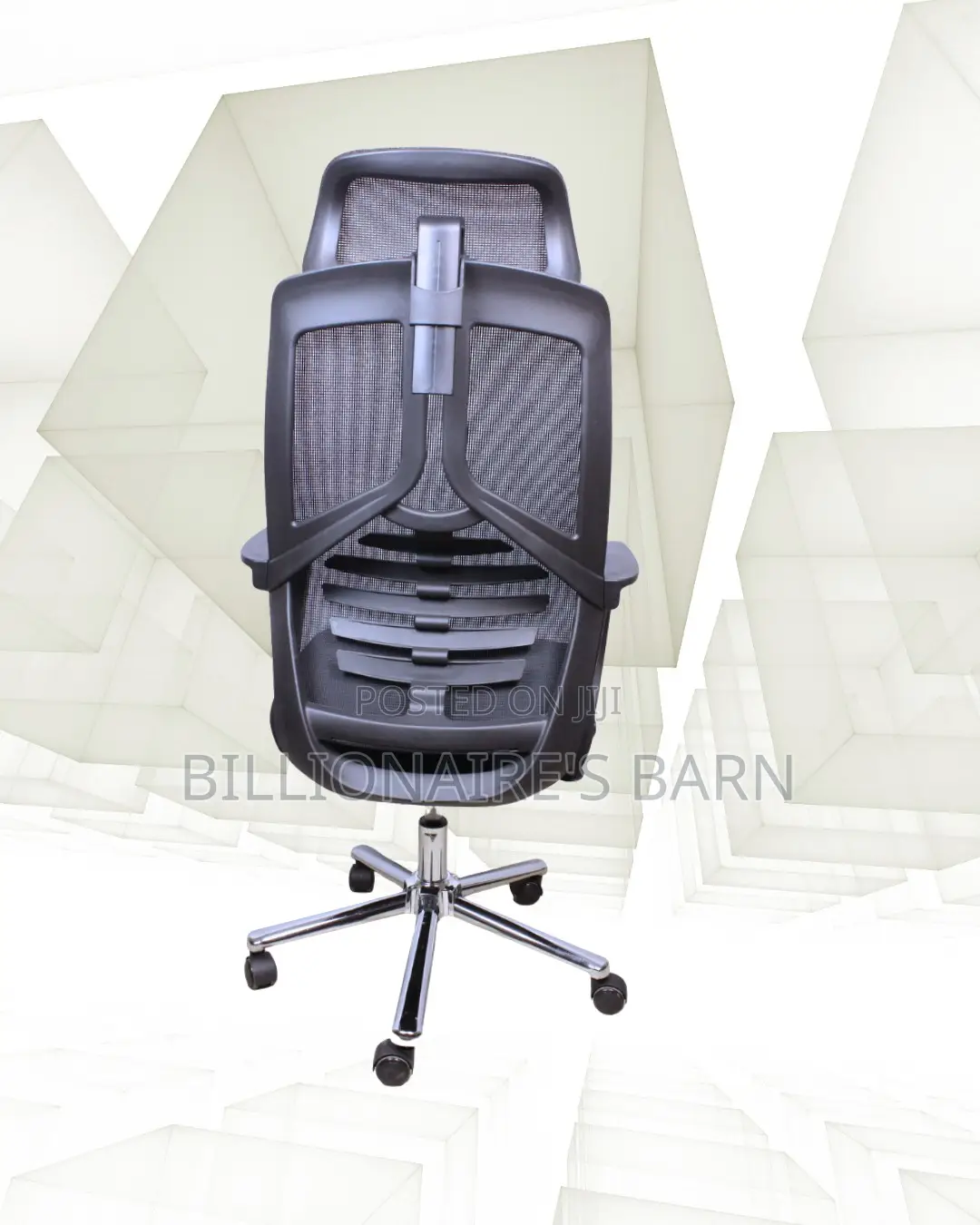 High Back Mesh Office Chair | Ergonomic Swivel Base