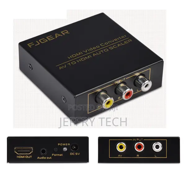 Av to Hdmi Box Converter Fjgear Fj-Ah1308