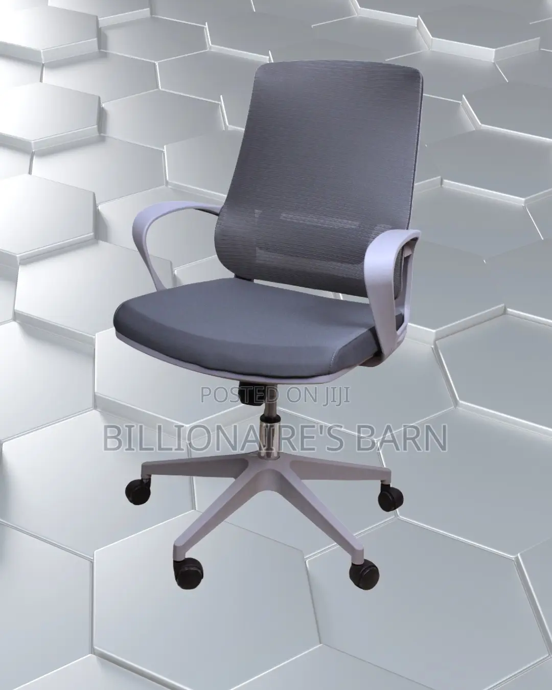 Grey Ergonomic Mesh Office Chair (Ergonomic) — Only a Few Left