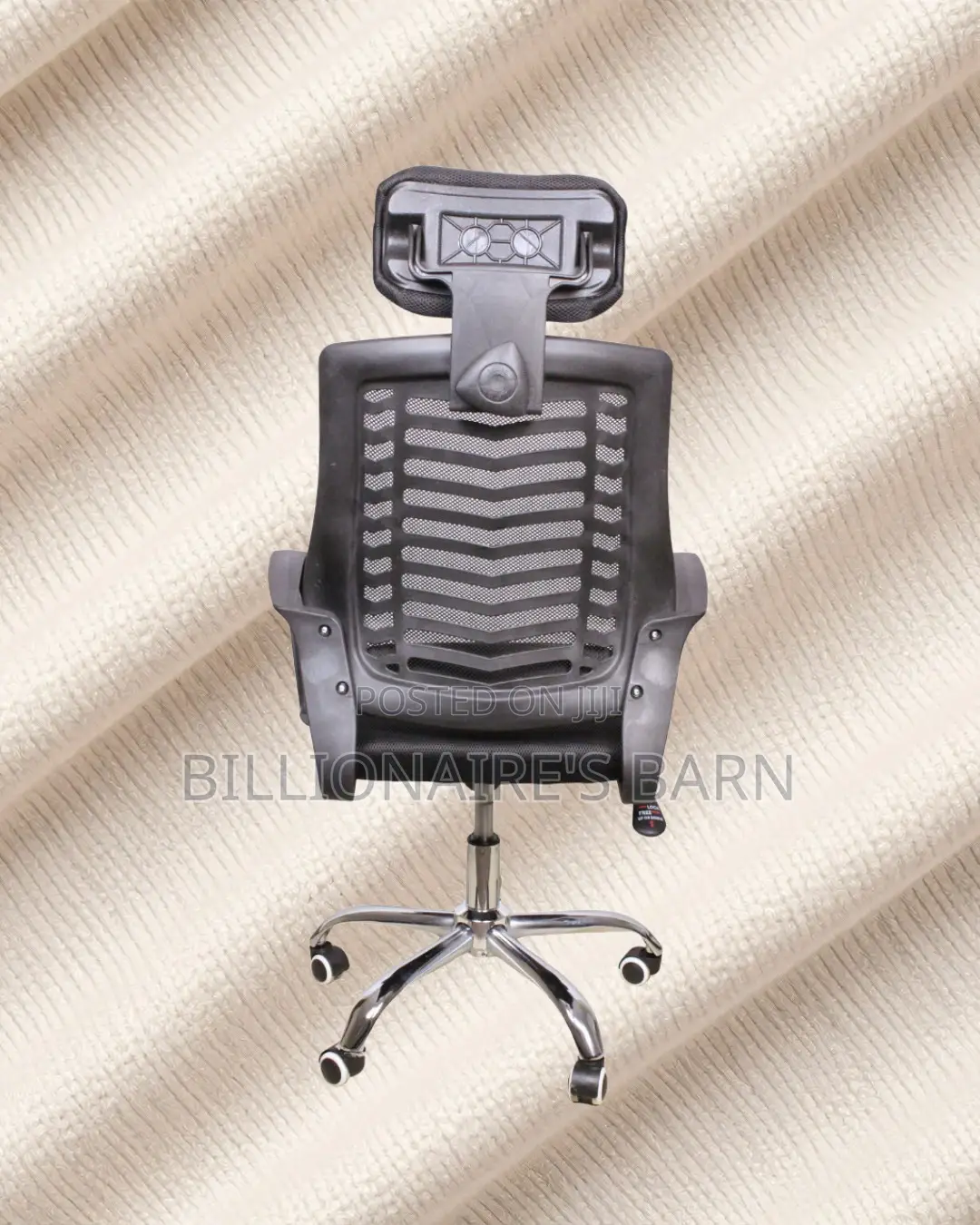 Pro-Grade Secretarial Mesh Chair — Relieves Lower Back Pressure