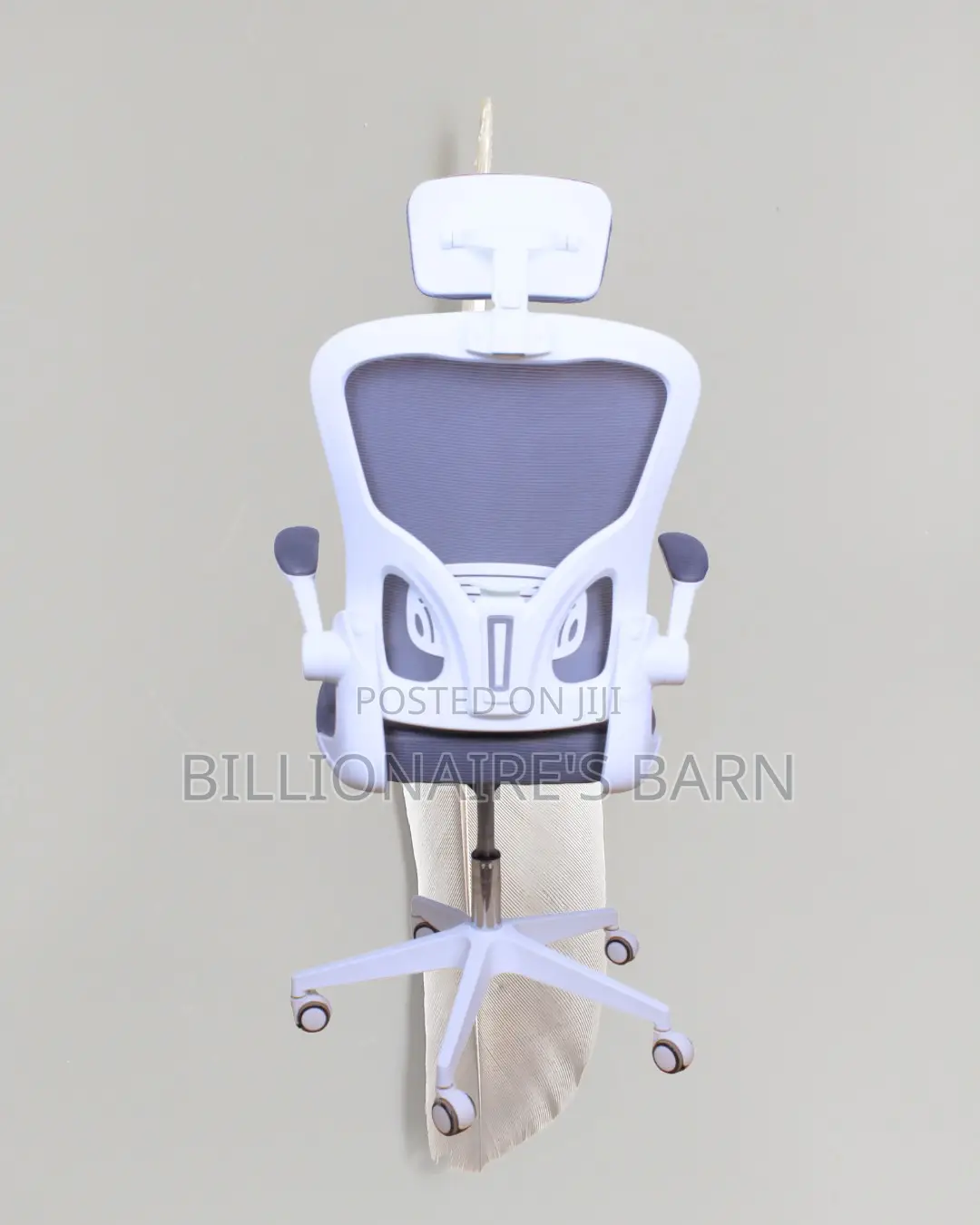White Ergonomic Office Chair (Quiet-Roll) — Offer Valid This Week
