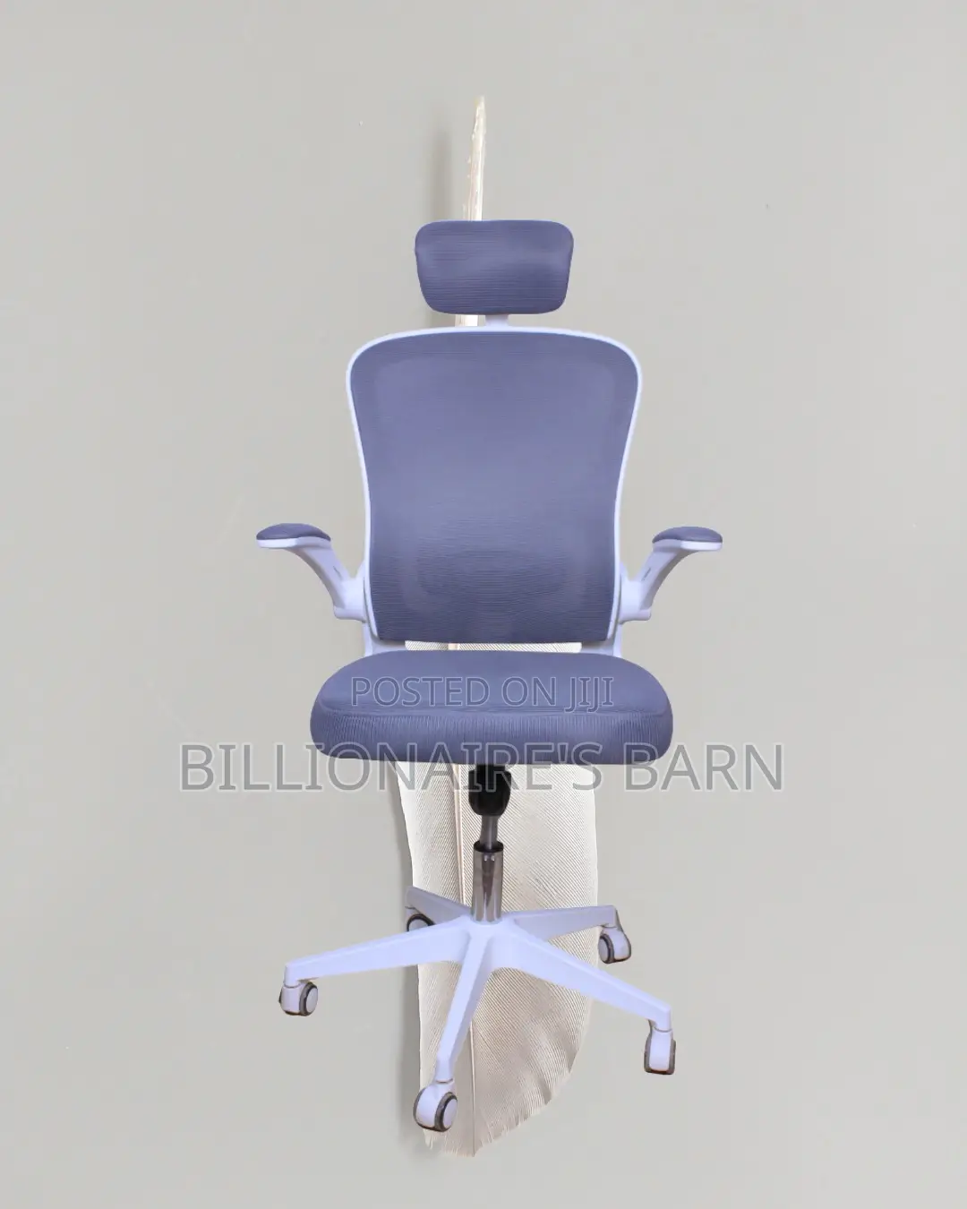 White Ergonomic Office Chair (Quiet-Roll) — Offer Valid This Week