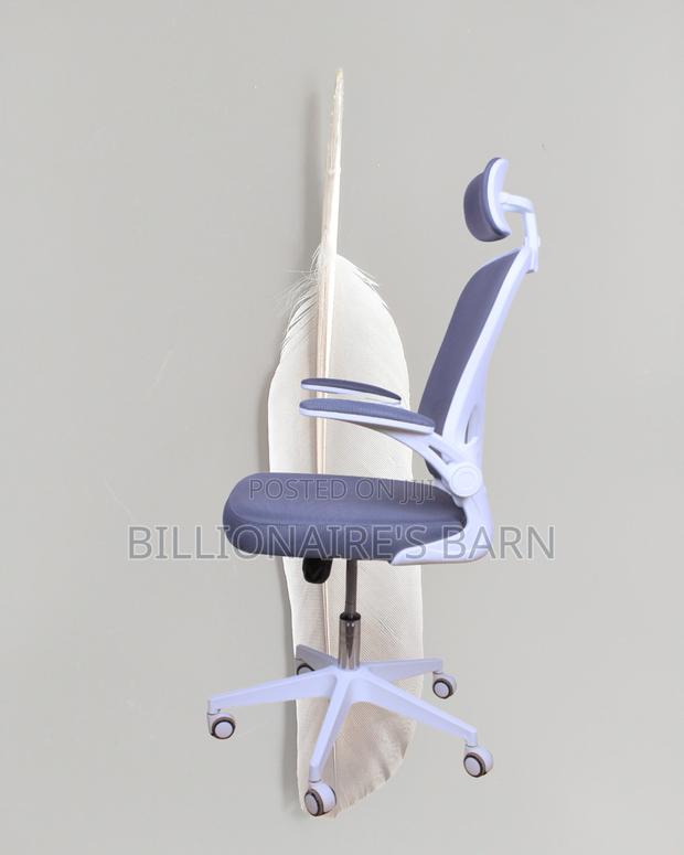 White Ergonomic Office Chair (Quiet-Roll) — Offer Valid This Week - thumbnail 4