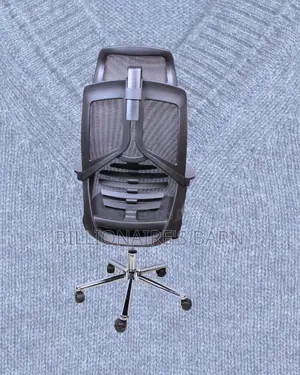 Quiet-Roll High Back Mesh Office Chair — Fits Compact Office Spaces
