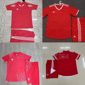 Quality 2 Piece Unisex Football Polyester Jearsey