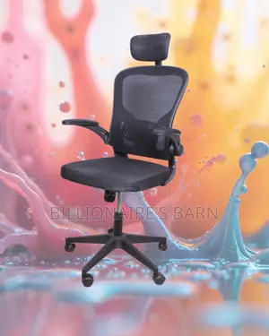 Ergonomic Grey Ergonomic Office Chair — Breathable in Hot Weather