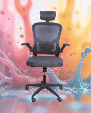 Ergonomic Grey Ergonomic Office Chair — Breathable in Hot Weather