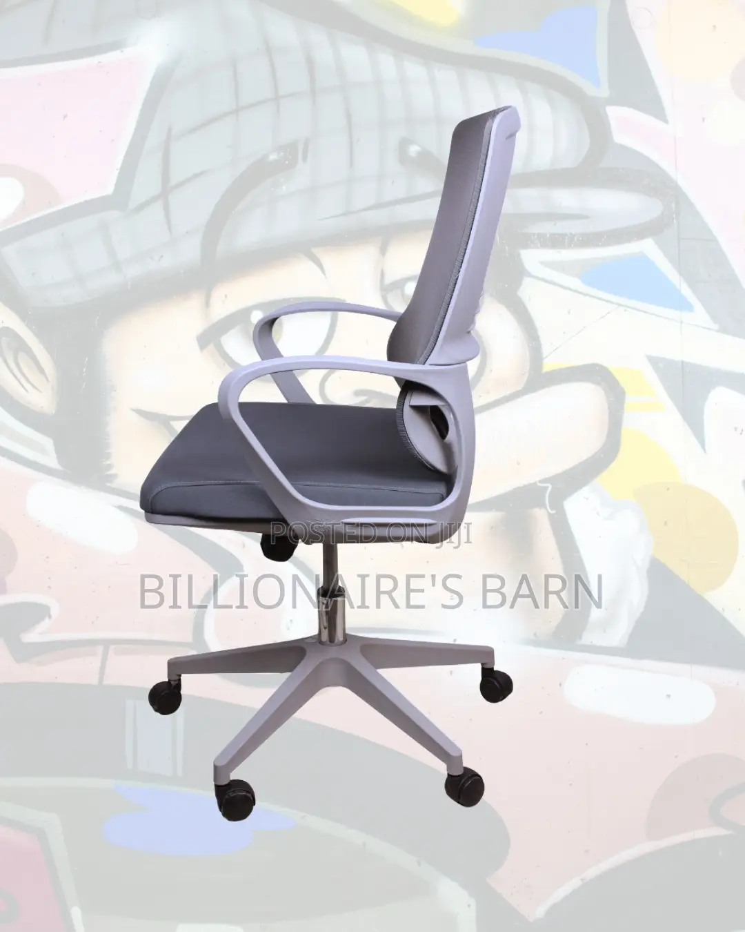 Grey Ergonomic Mesh Office Chair (Durable) — Limited Stock