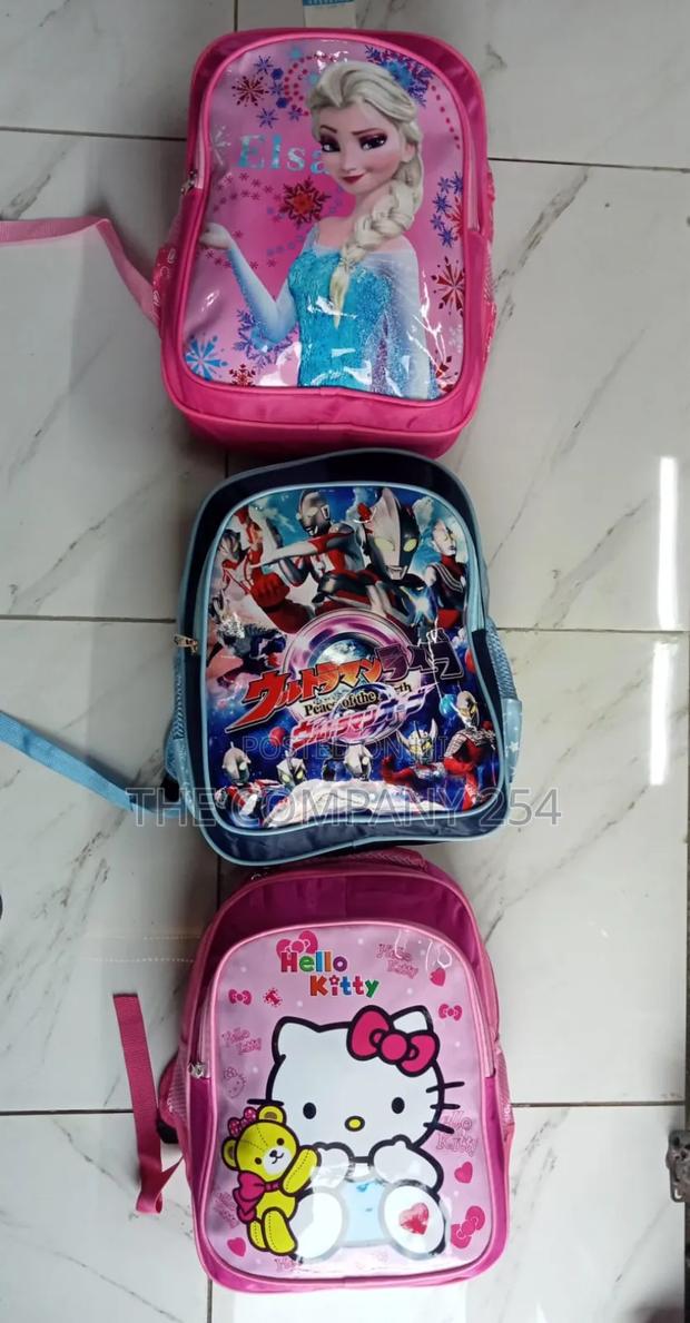 Carton Themed Unisex Medium Sized Kids Back Pack
