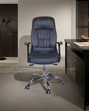 Breathable Executive Leather Office Chair | Steel Frame