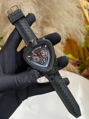 *Lamborghini Chronograph Gents Watch Silicone/Rubber Straps