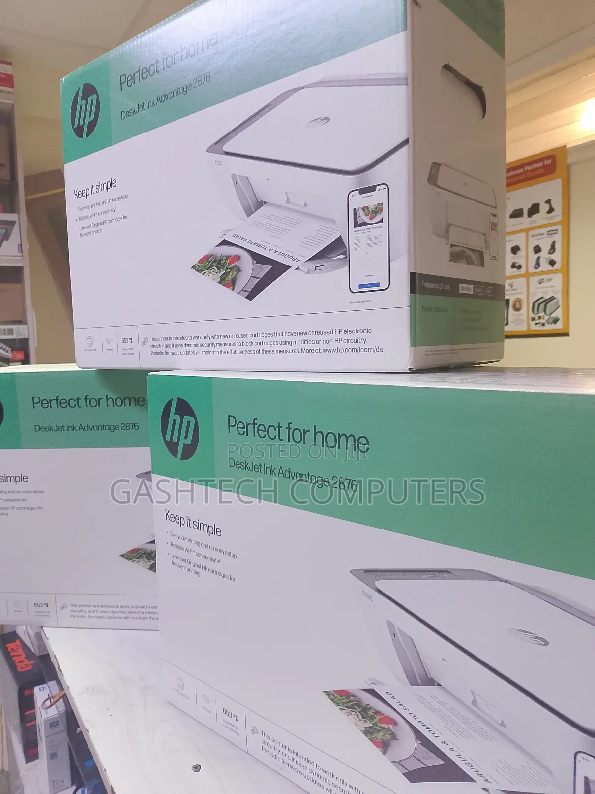 Hp Desk Jet Ink 2876 Printer