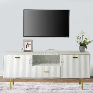 Home Tv Cabinet; Elegant Solid Wood Tv Stand With Storage Drawers