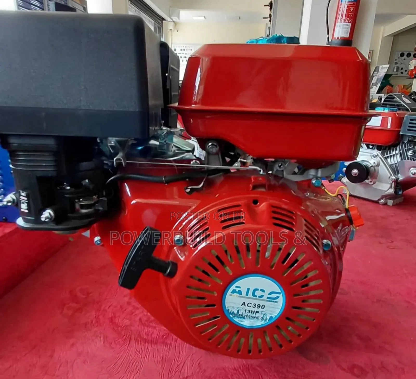 Ac390 Aico Japan Petrol Engine 13hp Aircooled 4 Stroke Rope Start