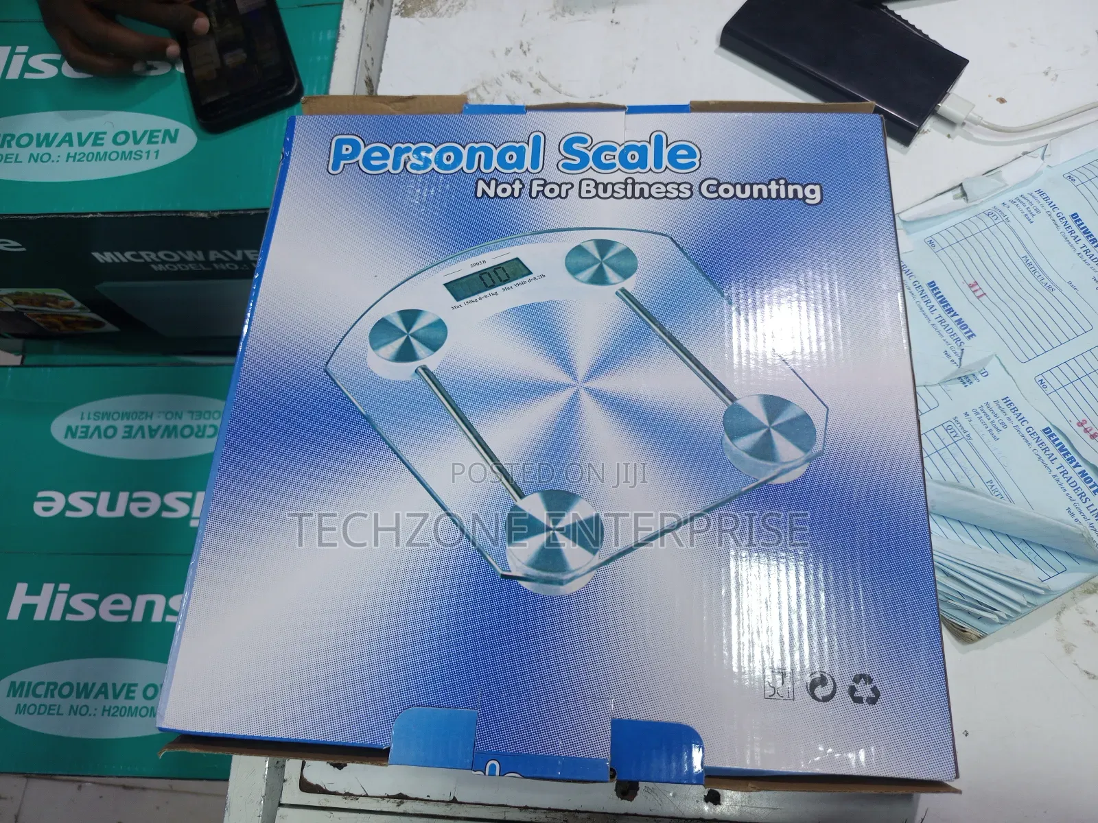 Digital Personal Exercise Bathroom Weighing Scale With Tempered Glass,