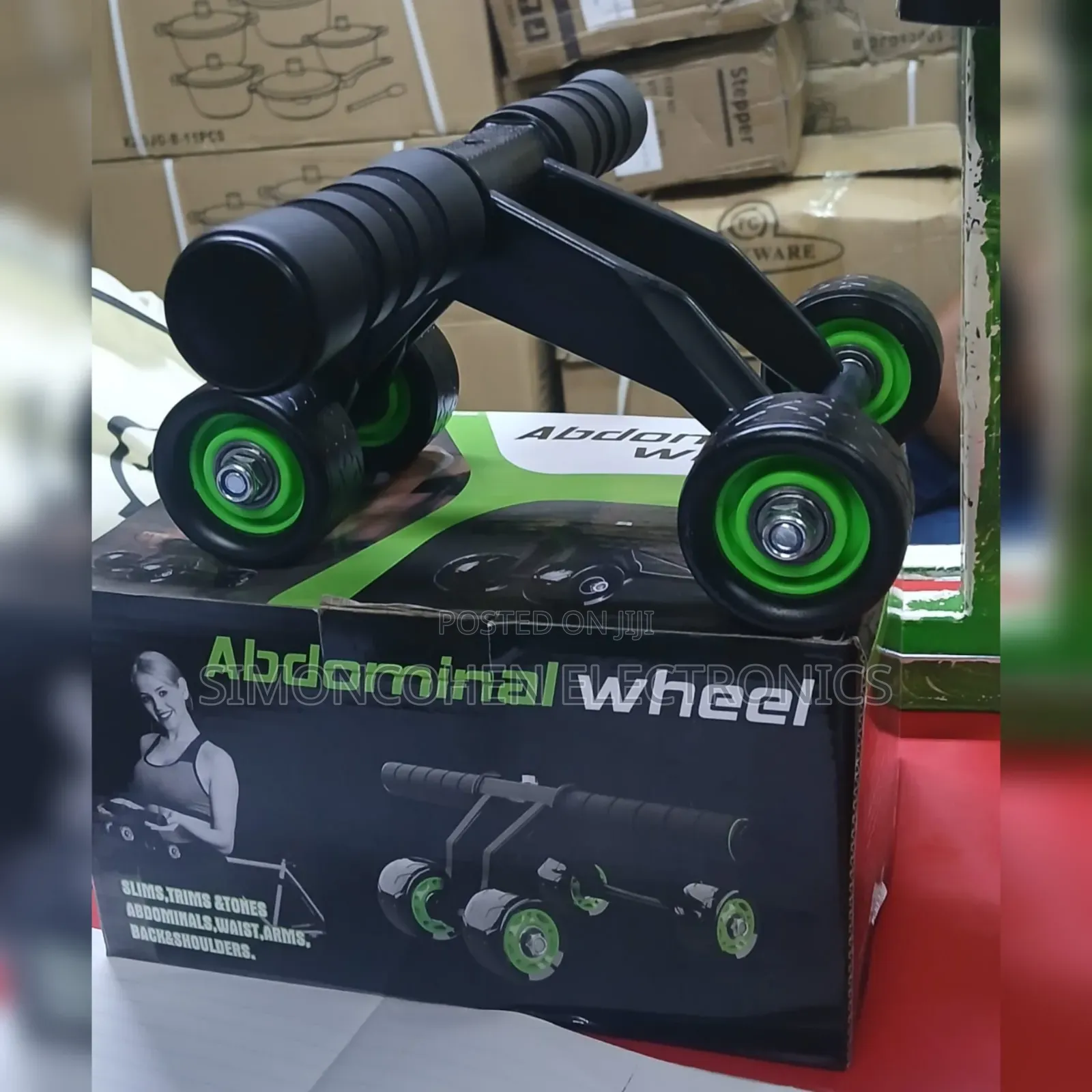 Abdominal 4 Wheel Abs Roller
