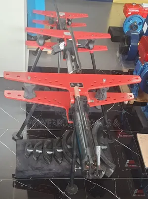 Pipe Bender Hydraulic 4" Complete With Dyes