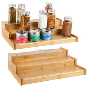 3 Step Multipurpose Bamboo Spice Organizer Now Available