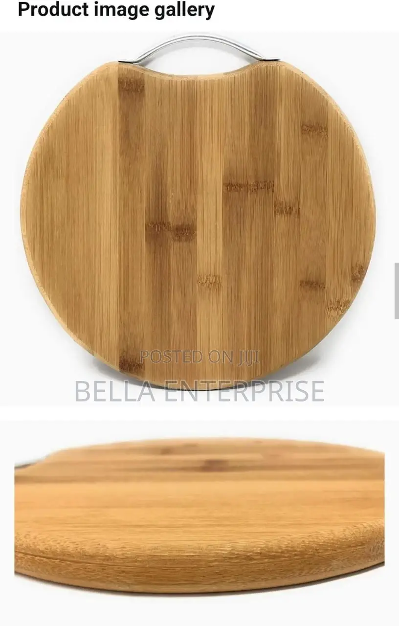 High Quality Round Bamboo Chopping Board With Handle Now Available