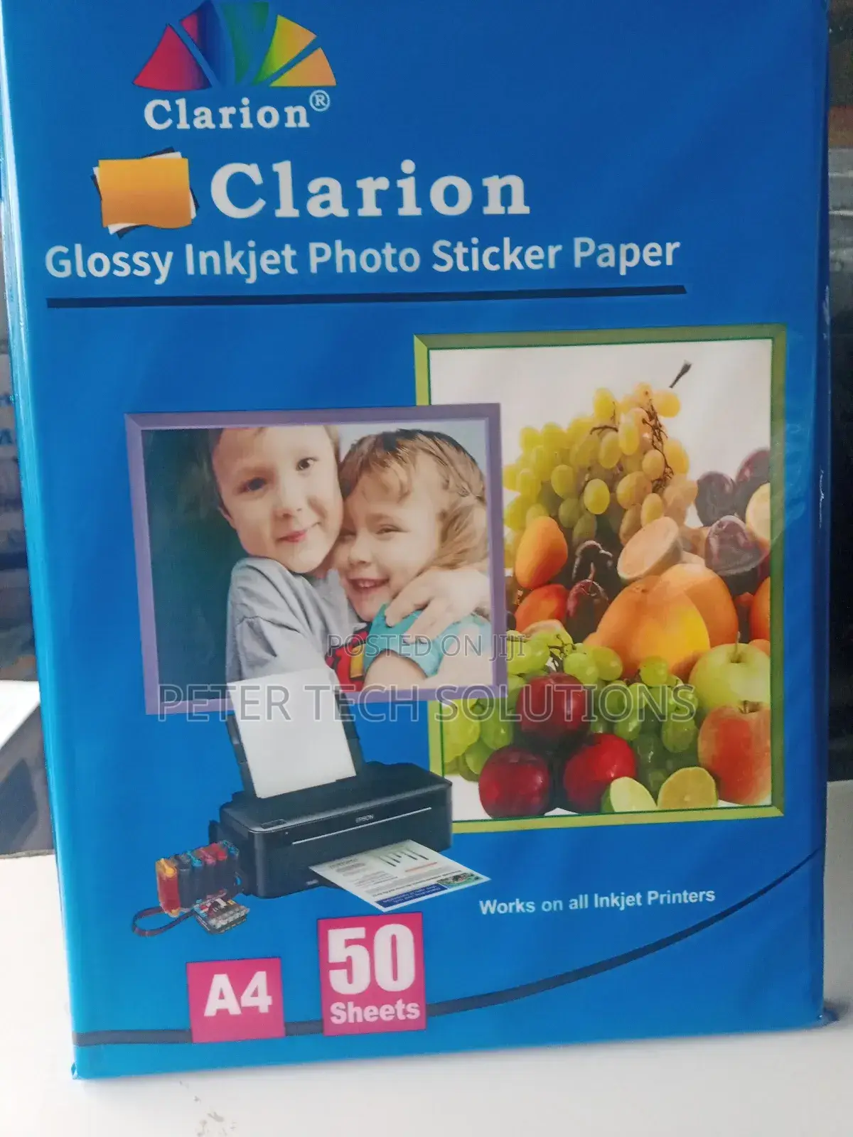 Clarion Glossy Inkjet Photo Sticker Paper Available