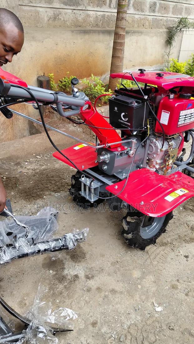 Agricultural Power Tiller 10hp With Tilling Accessory Keystart Option